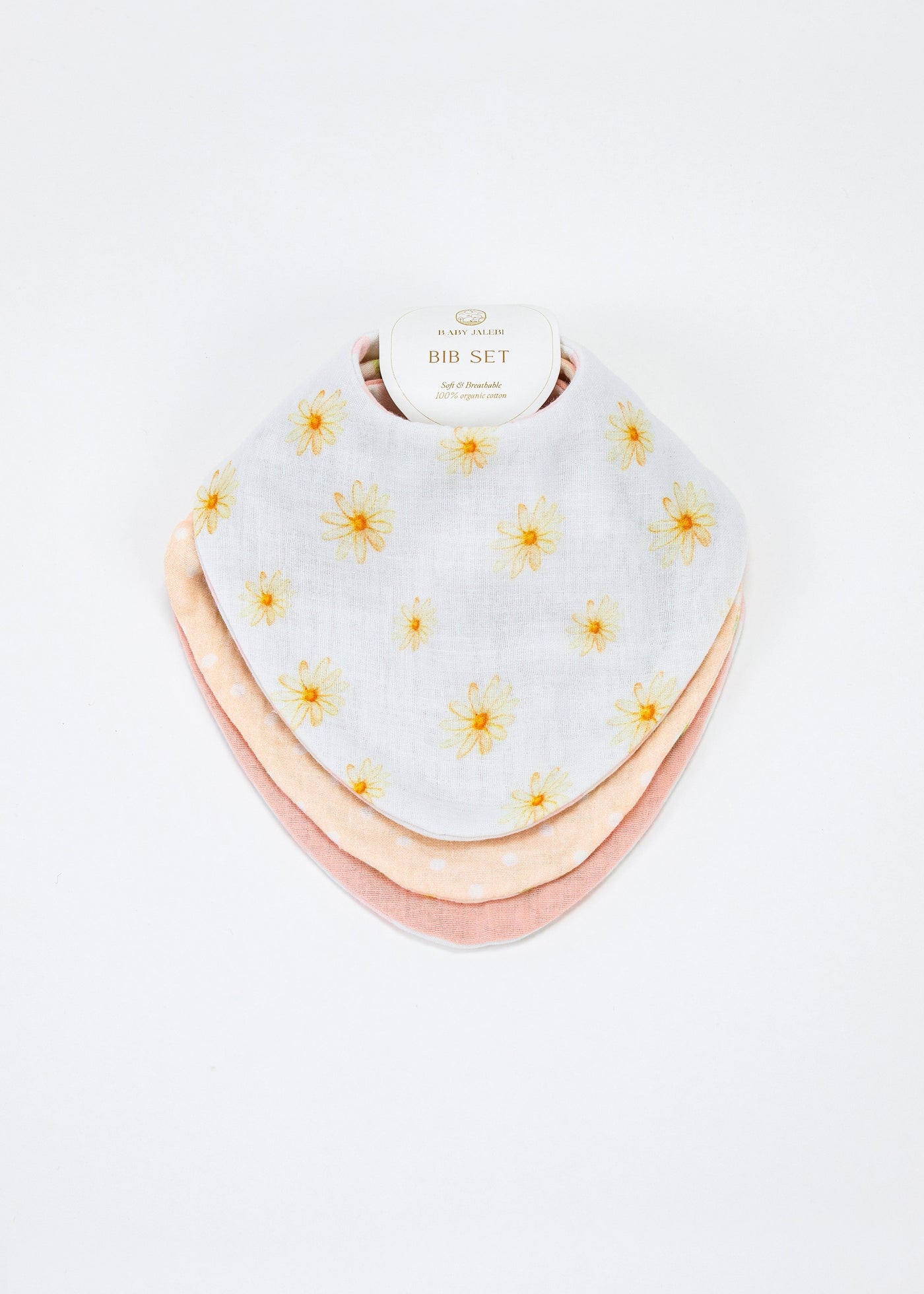 Baby Jalebi Bibs Arabesque dreams Set of 3 Bibs