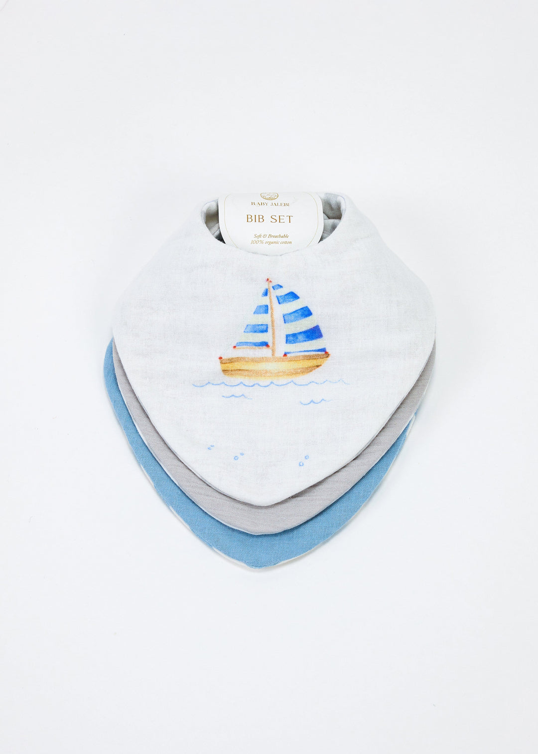 Baby Jalebi Bibs Riviera Set of 3 Bibs