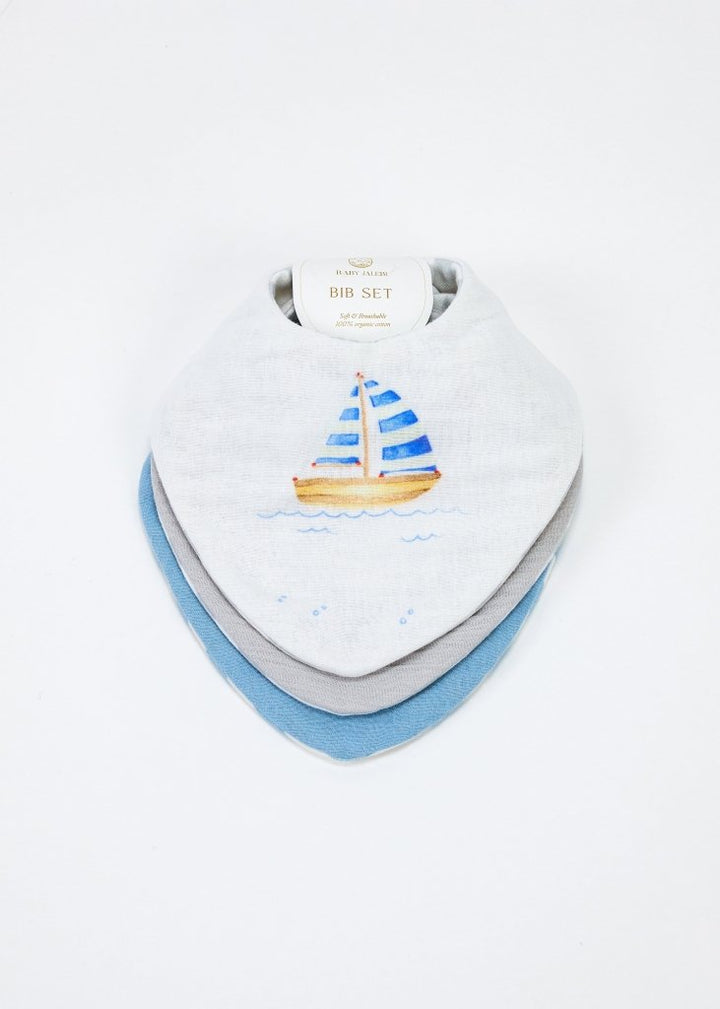 Riviera Set of 3 Bibs - Baby Jalebi