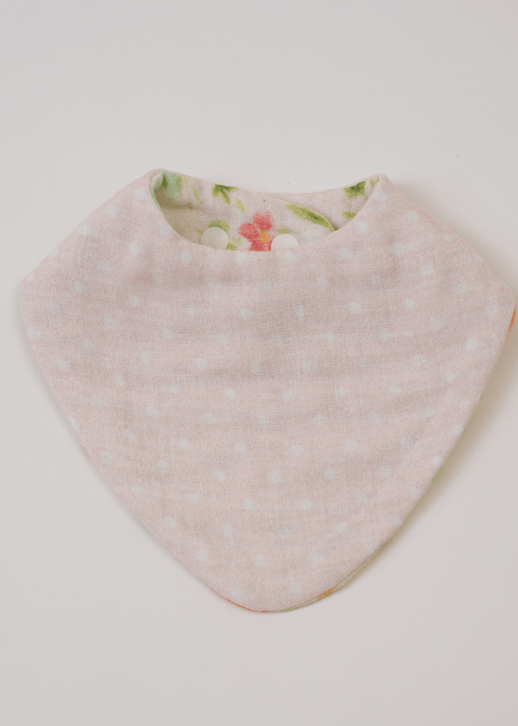 Set of 3 Bibs Ballerina + Floral + Stripes - Baby Jalebi