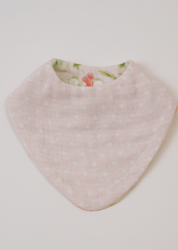 Set of 3 Bibs Ballerina + Floral + Stripes - Baby Jalebi