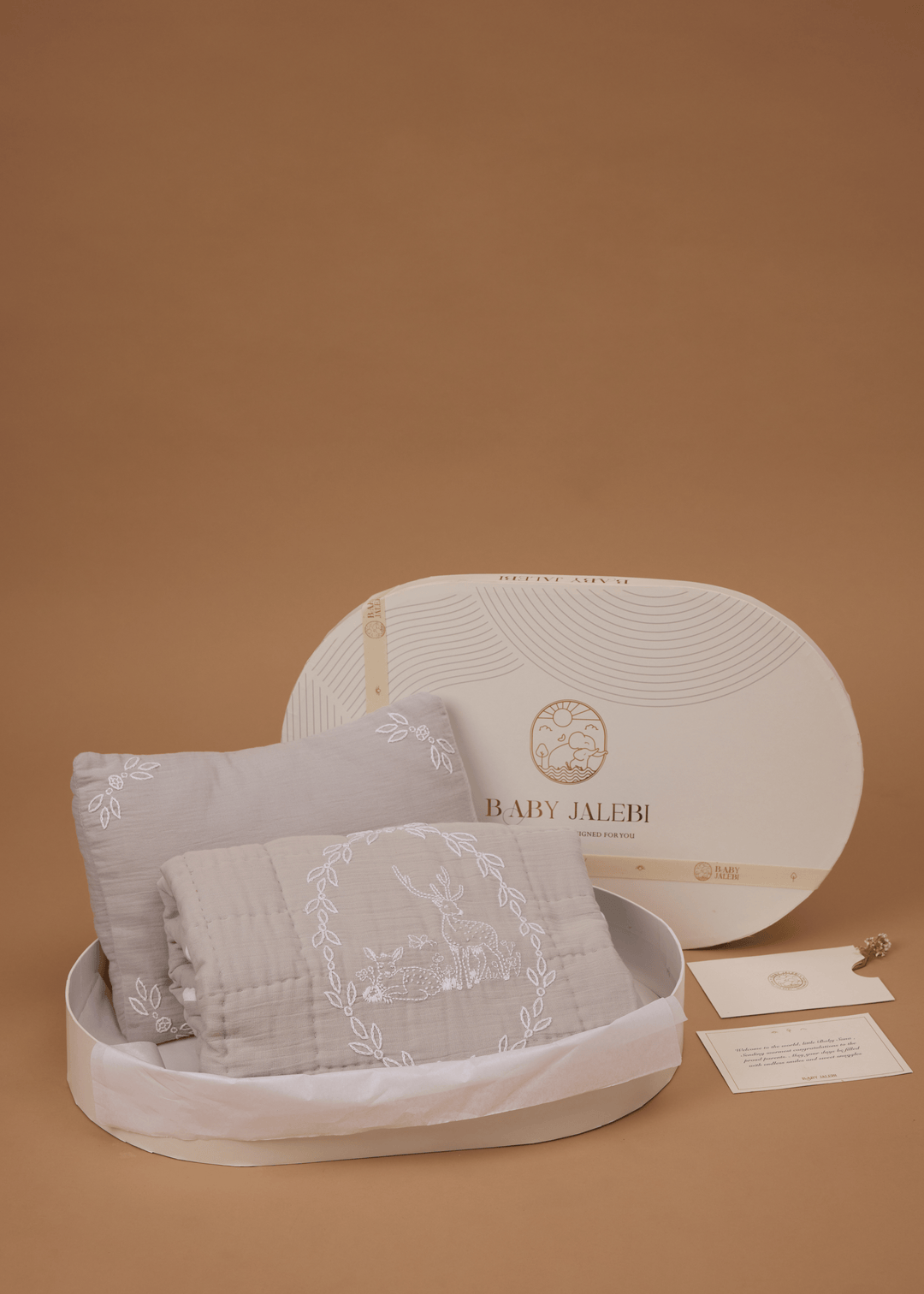 Baby Jalebi Blankets Highland Park Pillow & Blanket Gift Set