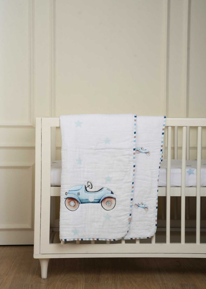 Baby Jalebi Blankets & Pillow Gift Sets Roadster Baby Blanket & Pillow Gift Set
