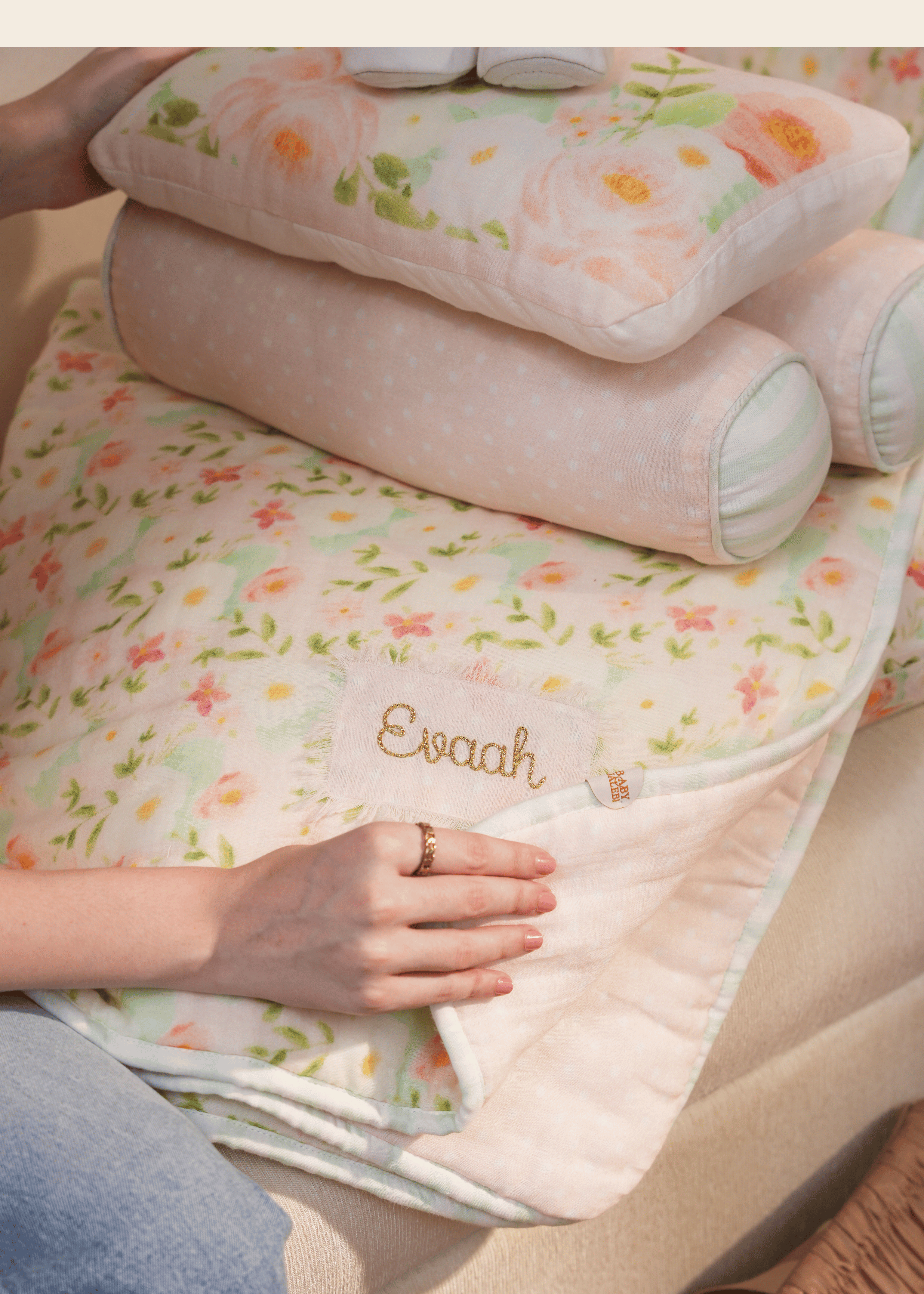 Baby Jalebi Blankets & Pillow Gift Sets Sayuri Baby Blanket & Pillow Gift Box