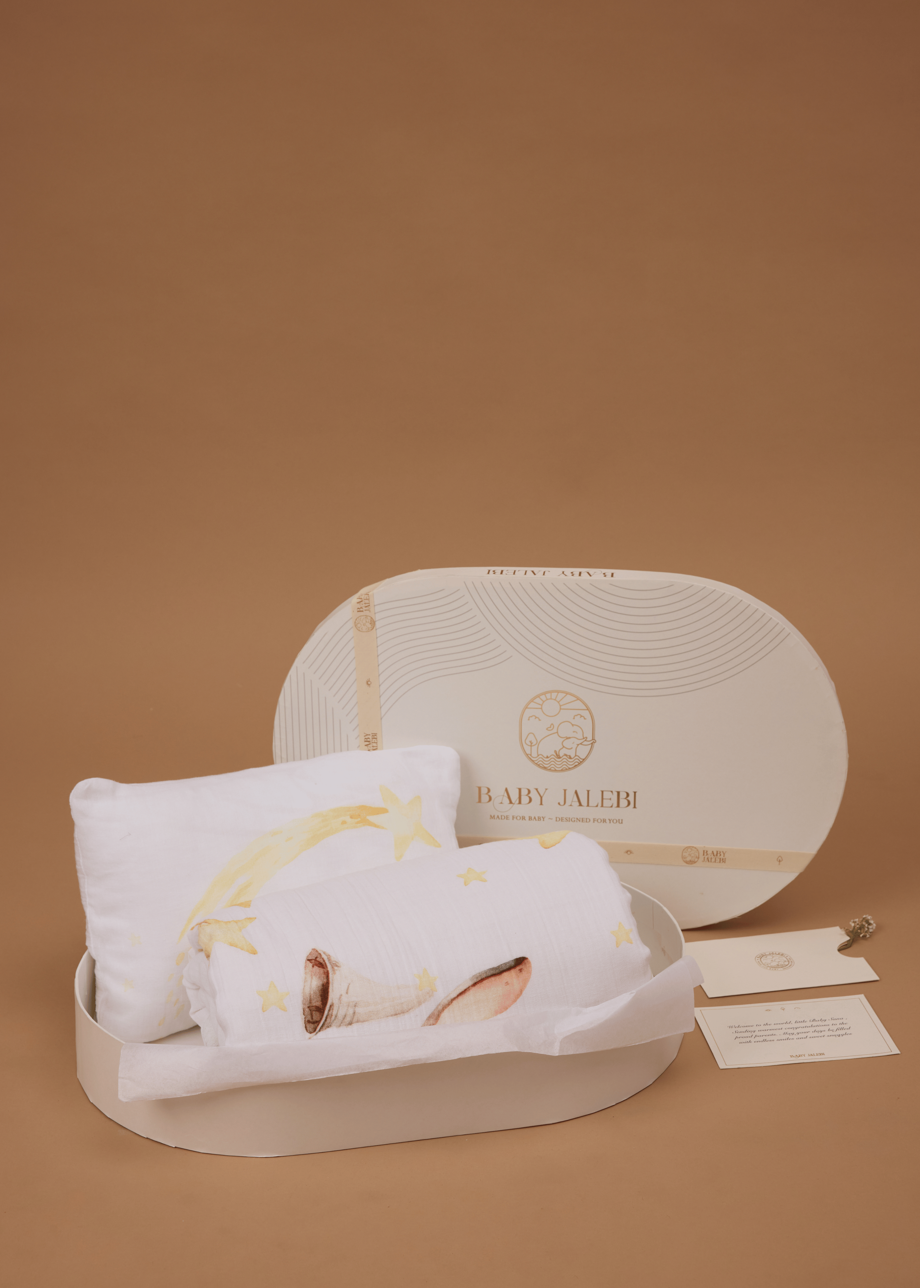 Baby Jalebi Blankets & Pillow Gift Sets Up in the Clouds Baby Blanket & Pillow Gift Box