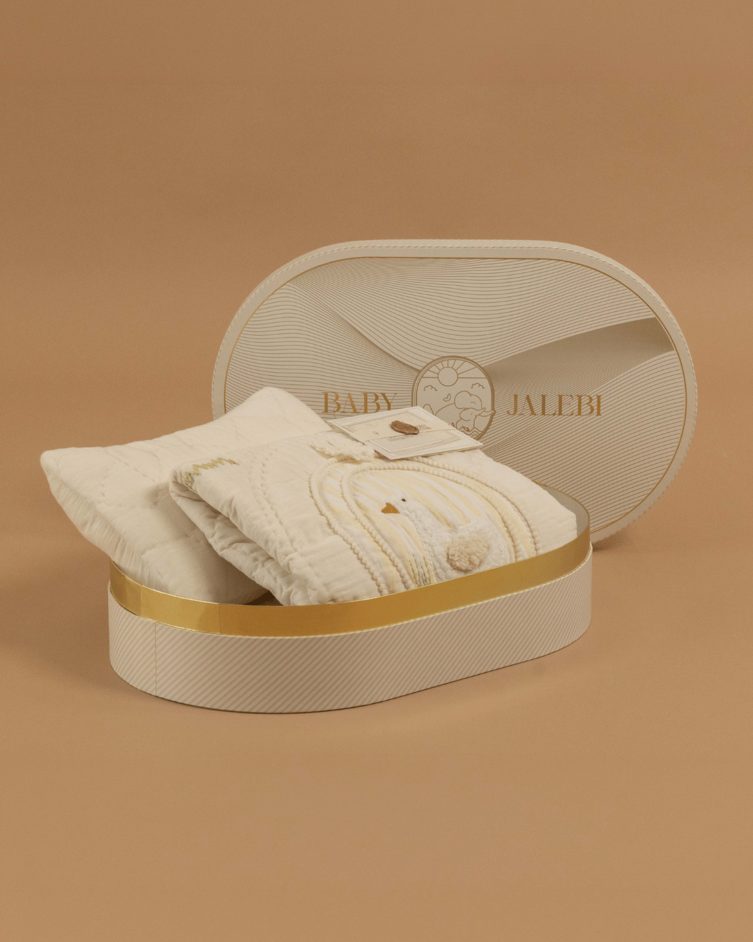 Baby Jalebi ButterCup Pillow & Blanket Set