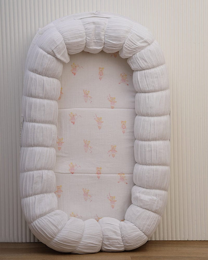 Baby Jalebi Changing Mat Prima ballerina bear Waterproof Liner for Sleep Cloud / Mat