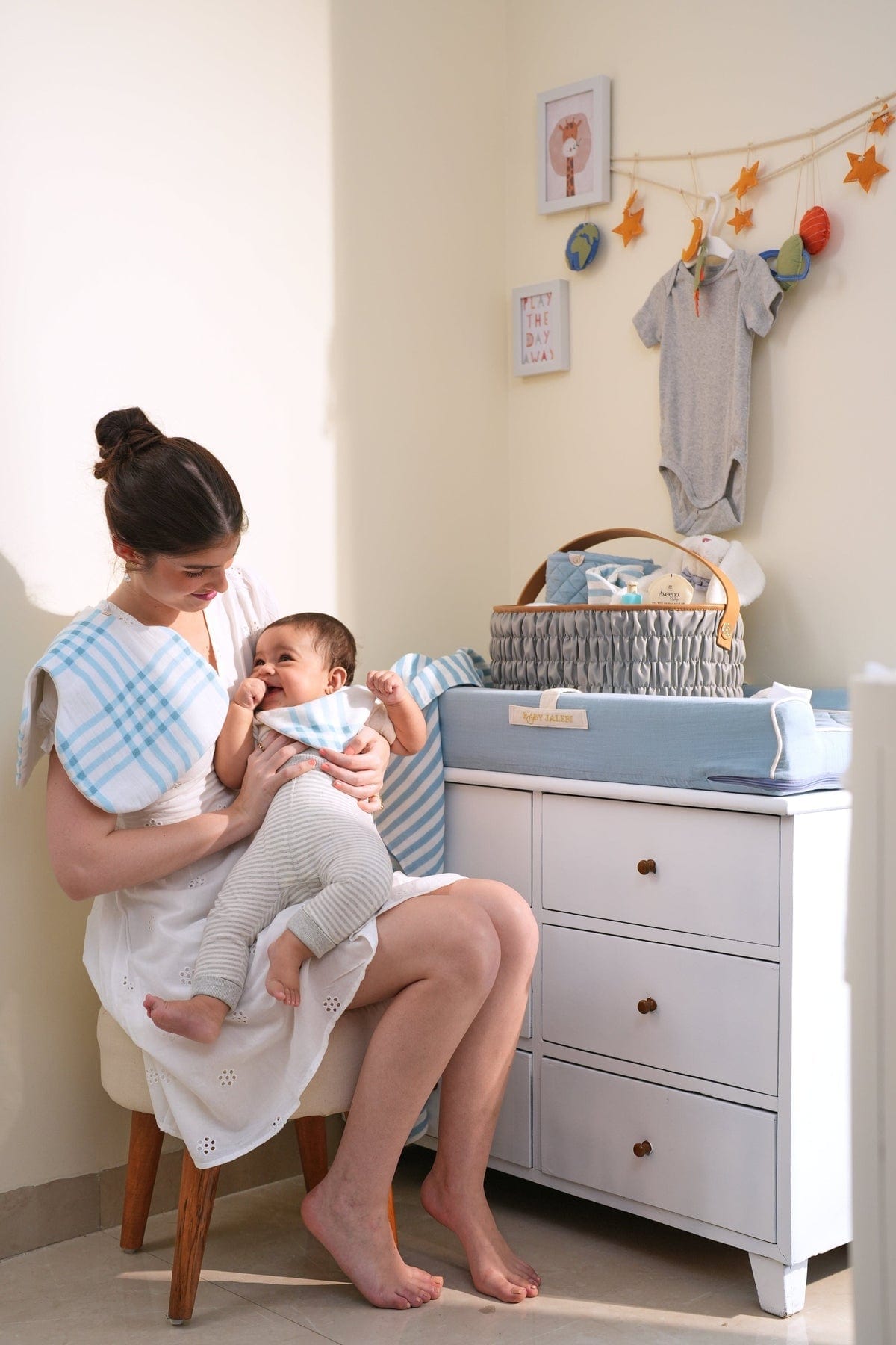 Baby Jalebi Changing Station The Changing Station - Blue