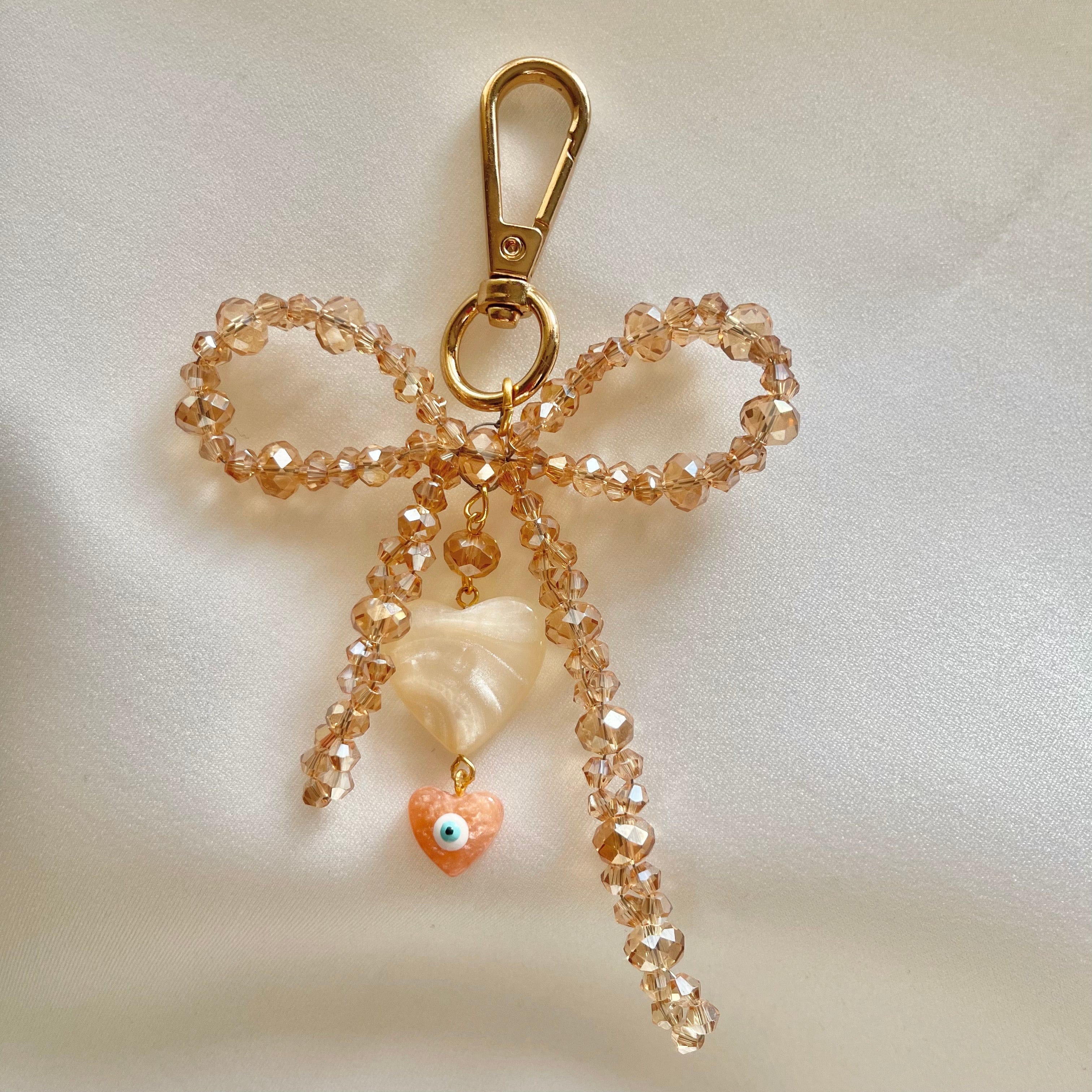 Baby Jalebi COCOA Bow Bag Charm