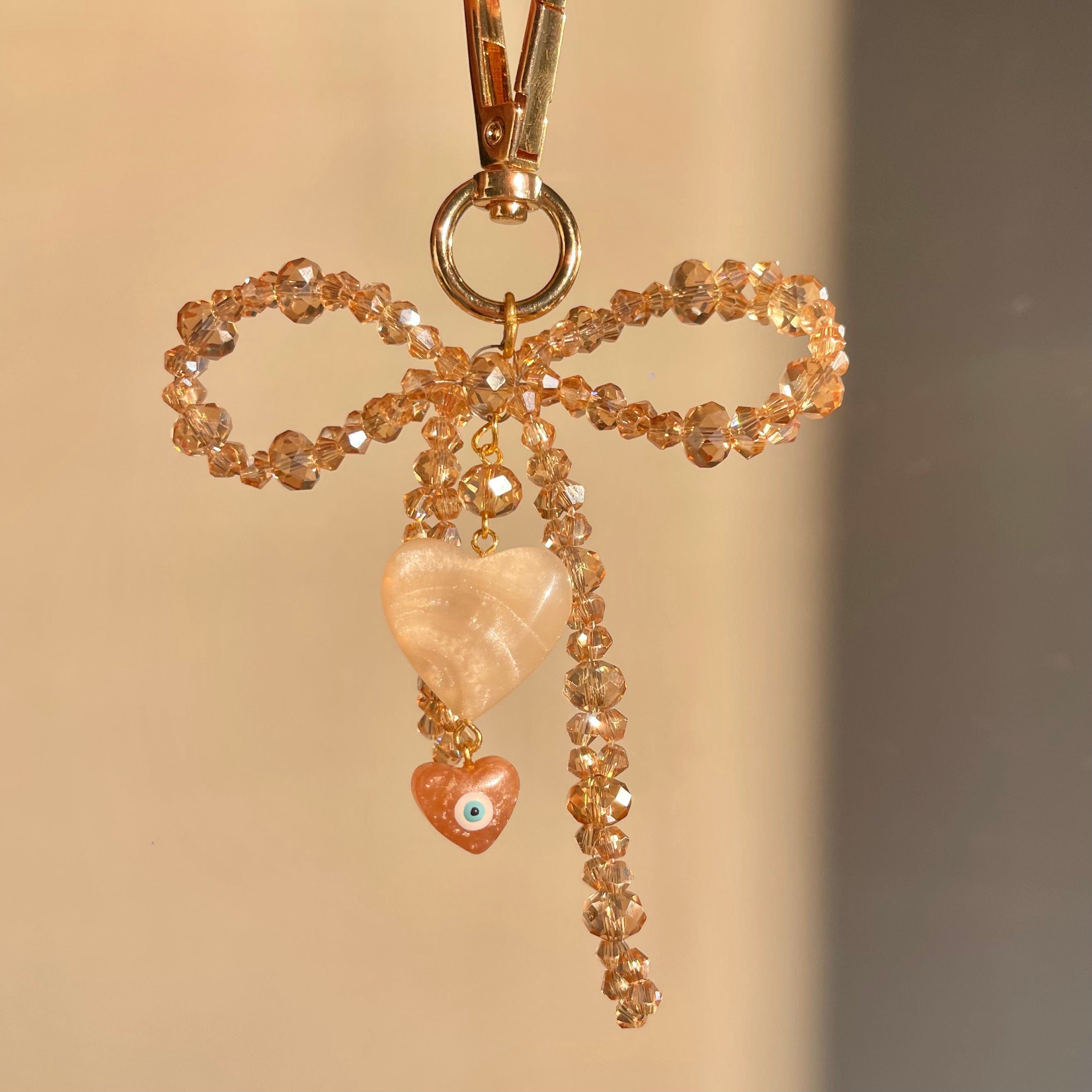 Baby Jalebi COCOA Bow Bag Charm