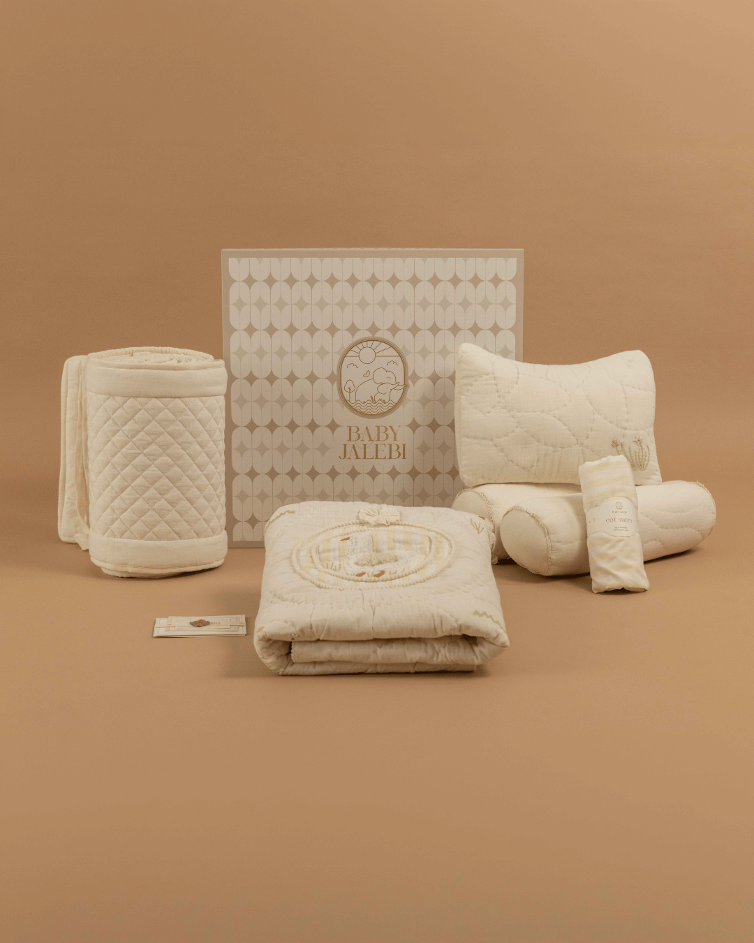 Baby Jalebi Cot Bedding Sets ButterCup Cot Bedding Set with Bumper