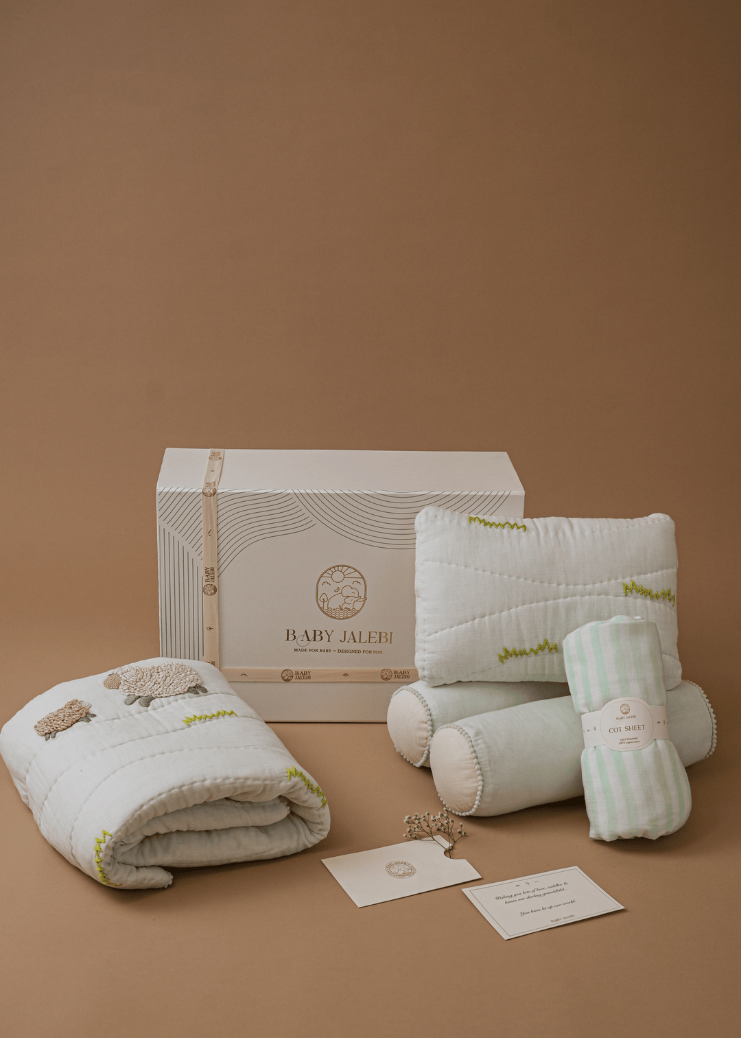 Baby Jalebi Cot Bedding Sets Counting Sheep Cot Bedding Set