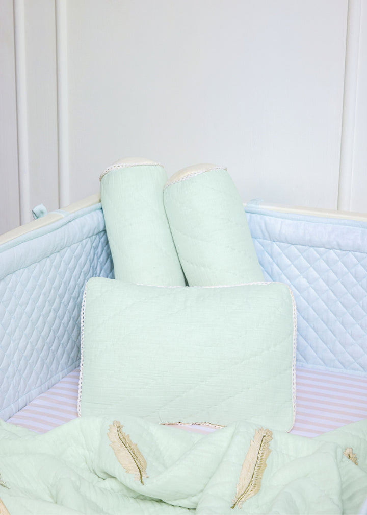 Baby Jalebi Cot Bedding Sets Plume Complete Cot Bedding Set with Bumper