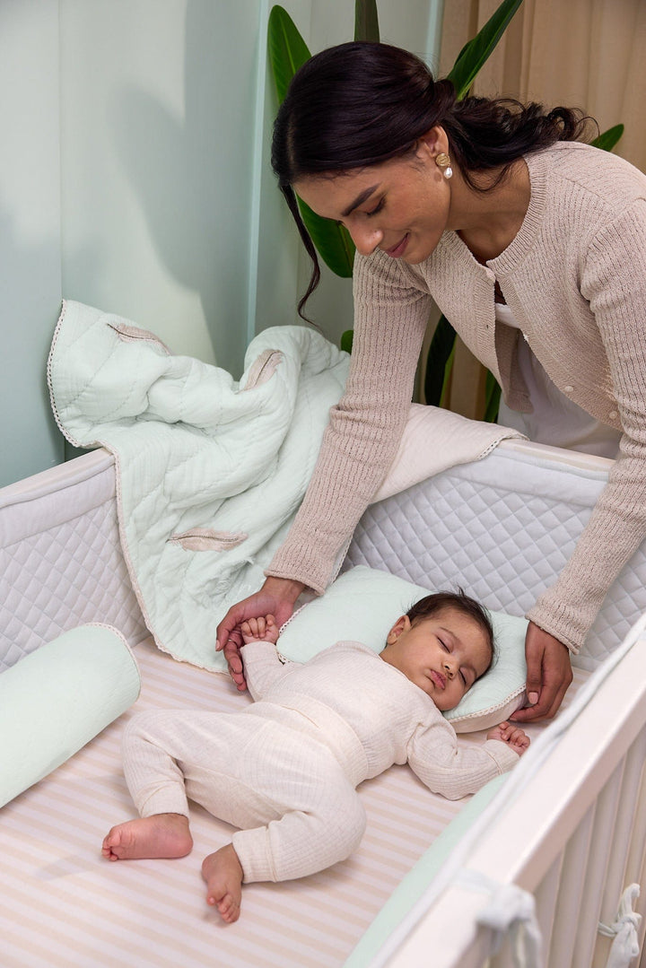 Baby Jalebi Cot Bedding Sets Plume Complete Cot Bedding Set with Bumper