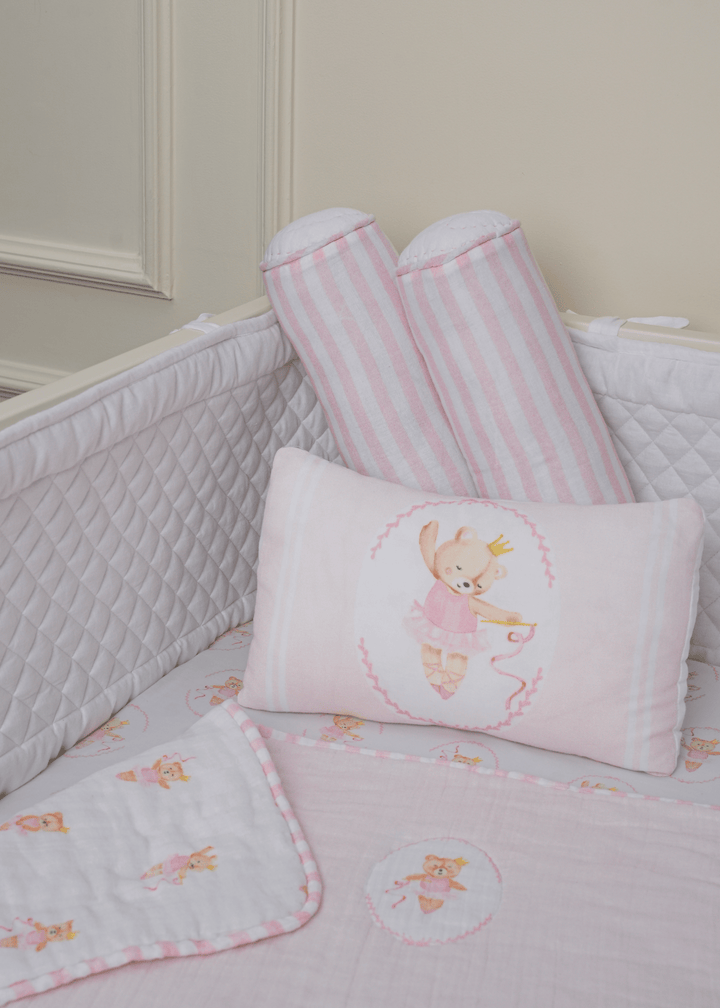 Baby Jalebi Cot Bedding Sets Prima Ballerina Bear Complete  Cot Bedding Set with Bumper