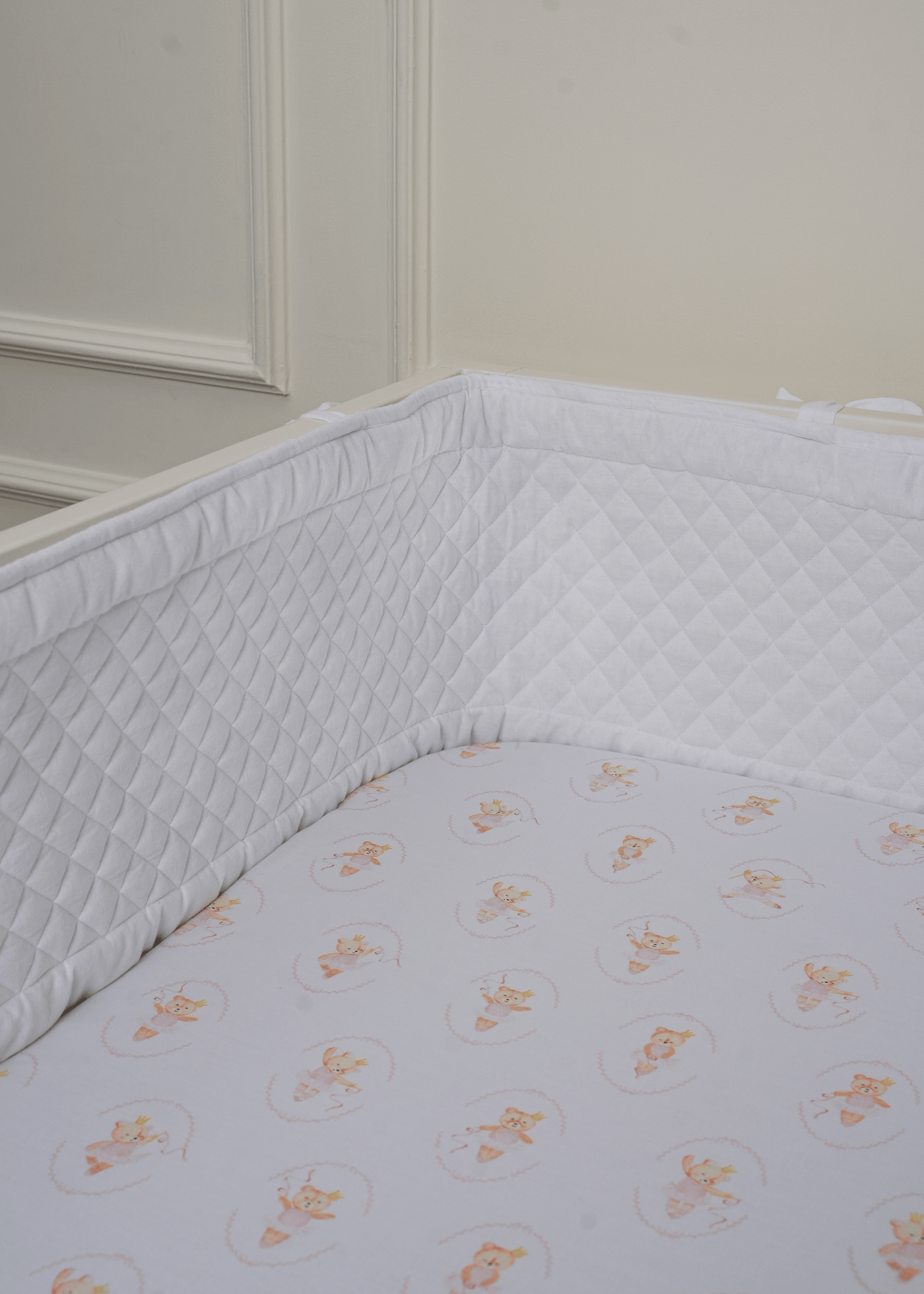Baby Jalebi Cot Bedding Sets Prima Ballerina Bear Complete  Cot Bedding Set with Bumper