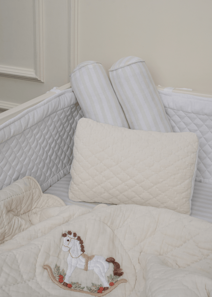 Baby Jalebi Cot Bedding Sets Rocking Horse Complete Cot Bedding Set with Bumper