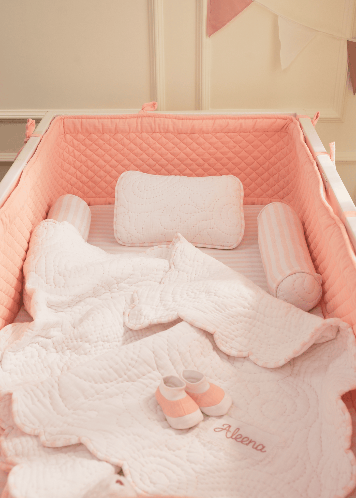 Baby Jalebi Cot Bedding Sets Samsara Complete Cot Bedding Set with Bumper