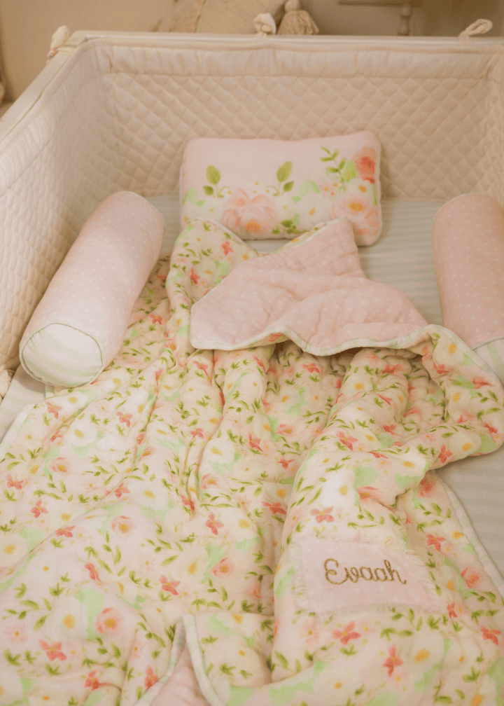 Baby Jalebi Cot Bedding Sets Sayuri Complete Cot Bedding Set with Bumper