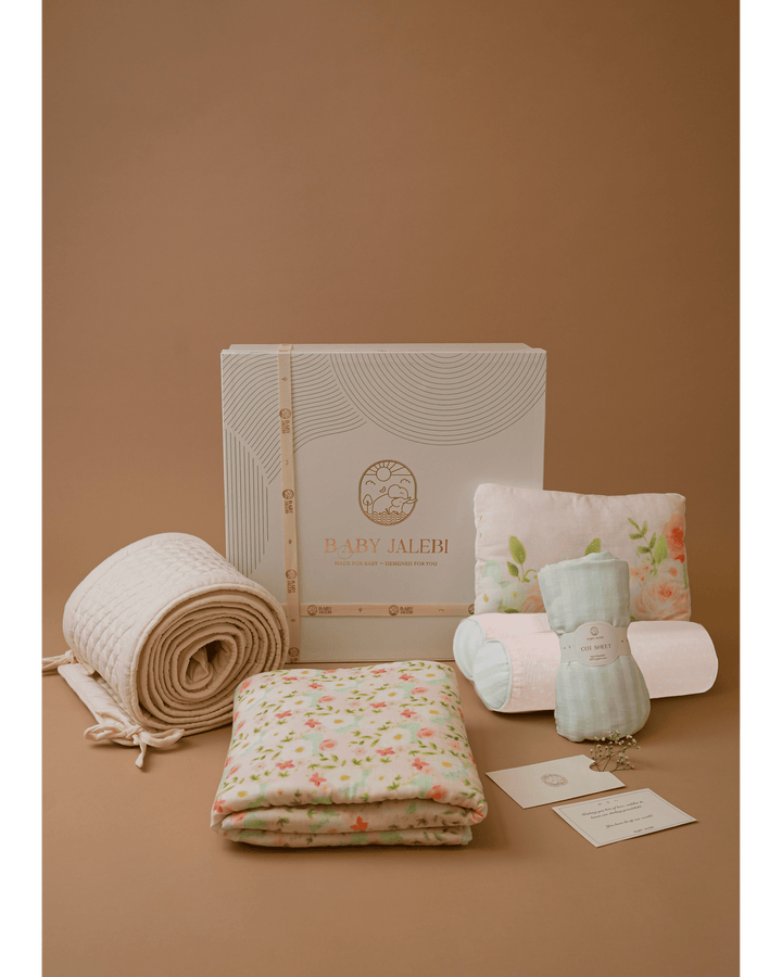 Baby Jalebi Cot Bedding Sets Sayuri Complete Cot Bedding Set with Bumper
