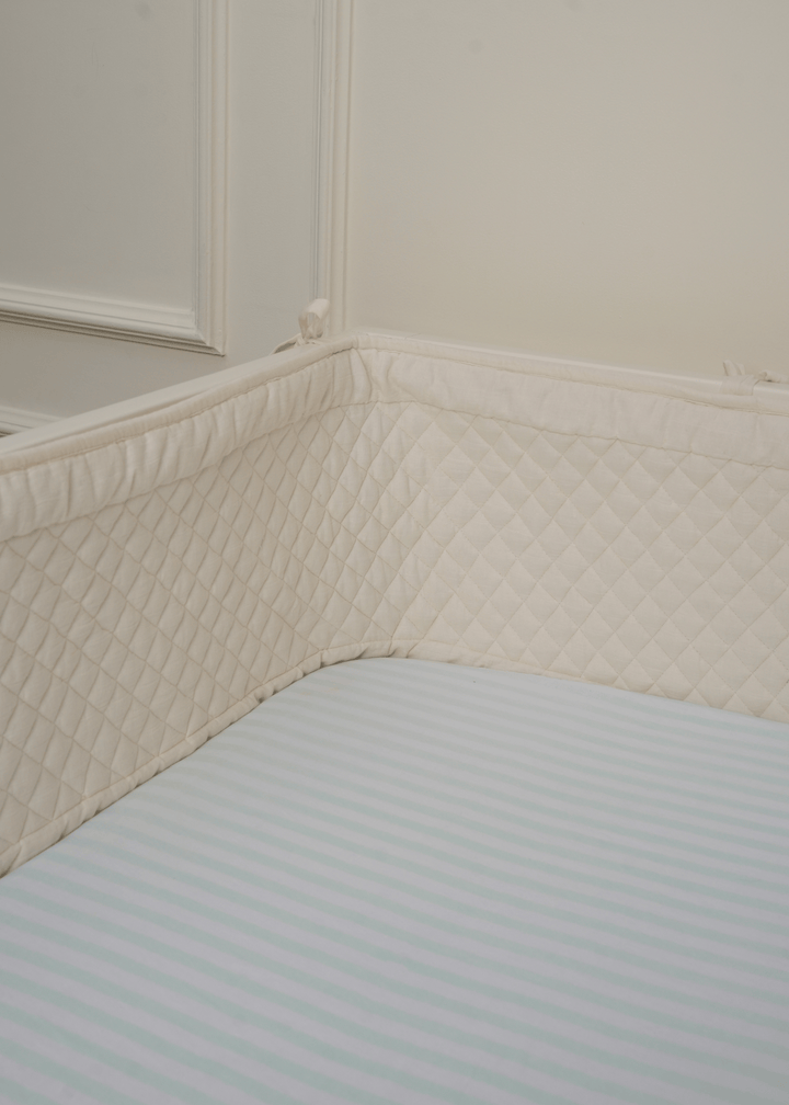 Baby Jalebi Cot Bumpers Cot Bumper - Ecru