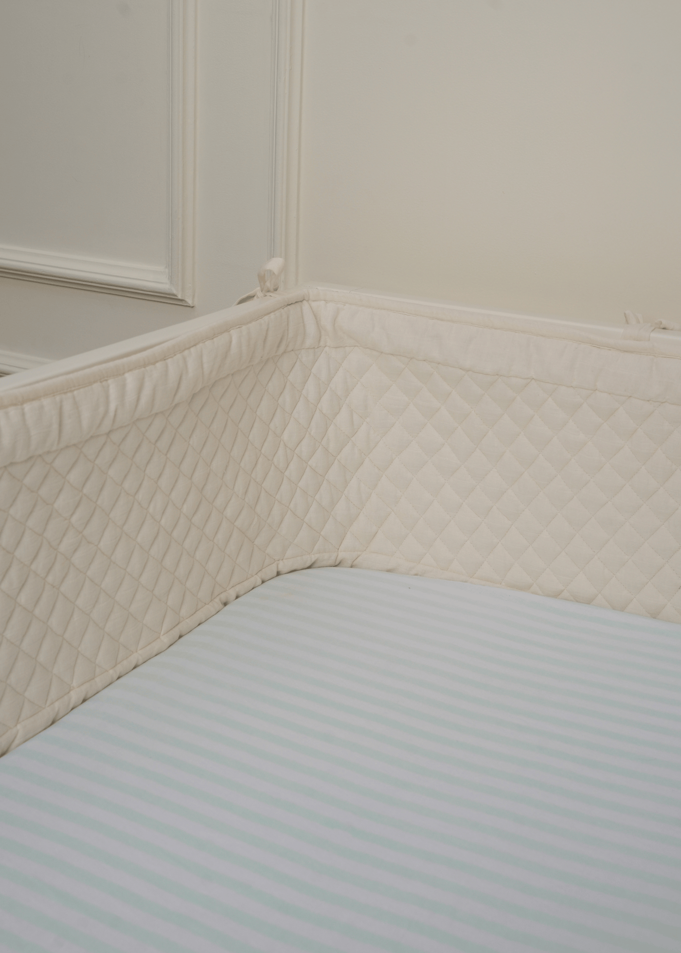 Baby Jalebi Cot Bumpers Cot Bumper - Ecru