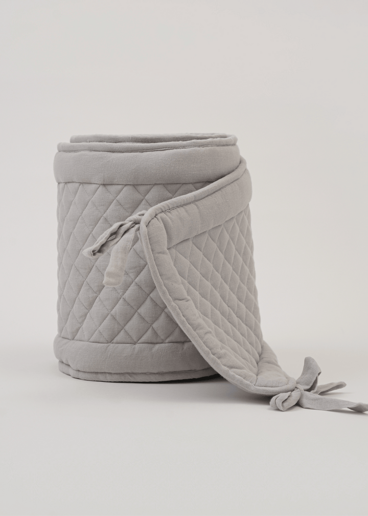 Baby Jalebi Cot Bumpers Cot Bumper - Grey