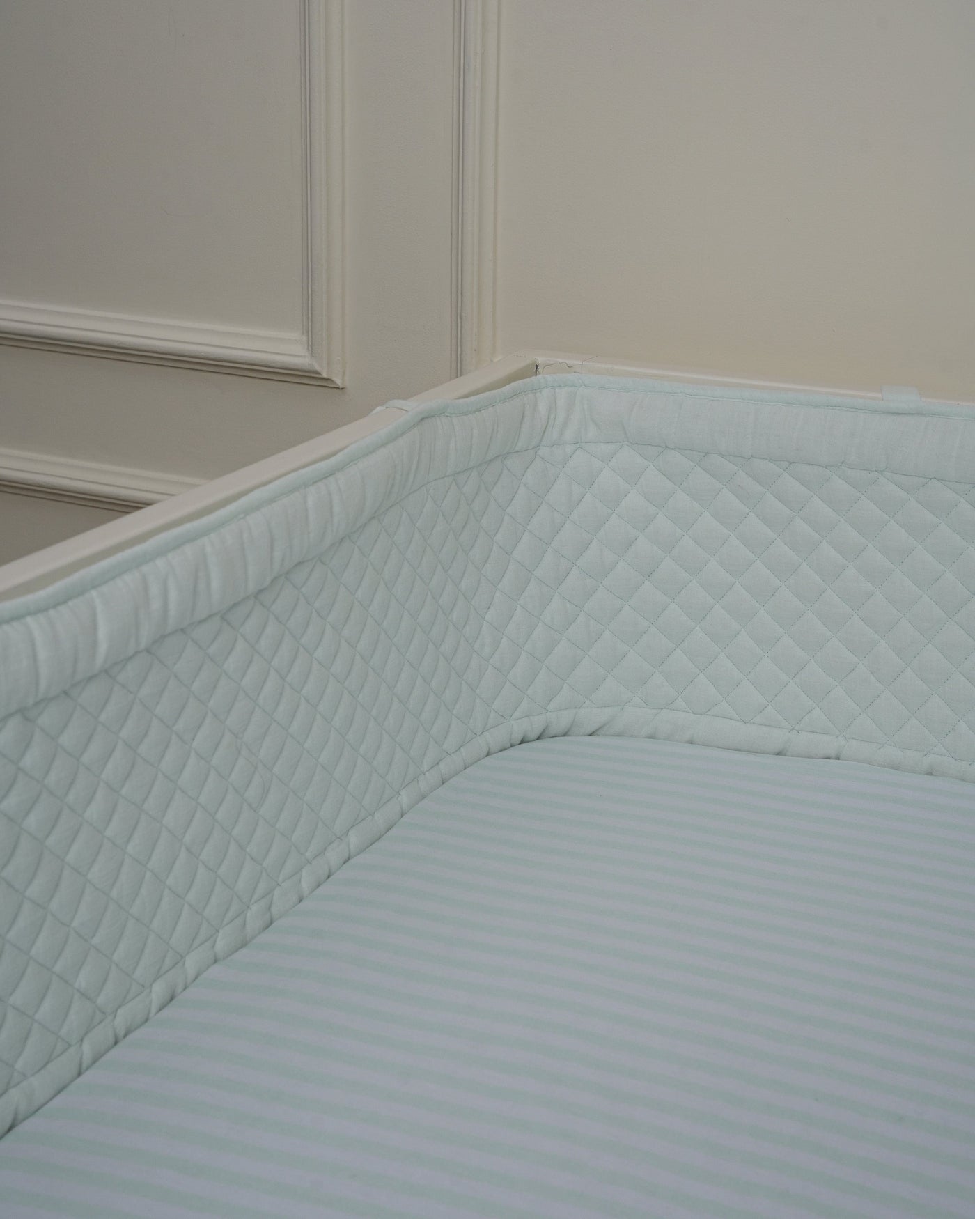 Baby Jalebi Cot Bumpers Cot Bumper - Mint