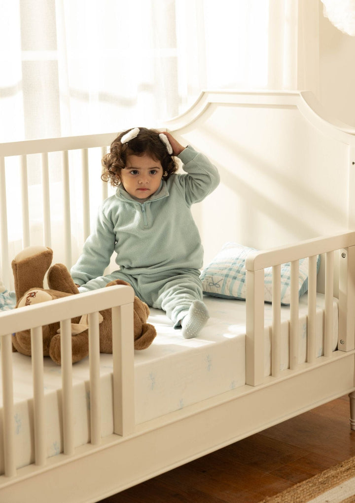 Baby Jalebi Cot Sheets Bernie's bowtie Fitted Cot Sheet