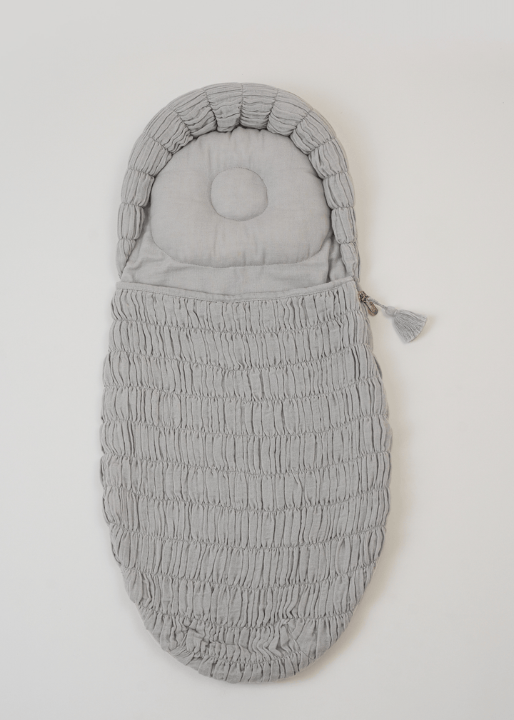 Baby Jalebi Crescent Sleeping Bag Grey Sleeping Bag The Crescent Sleeping Bag