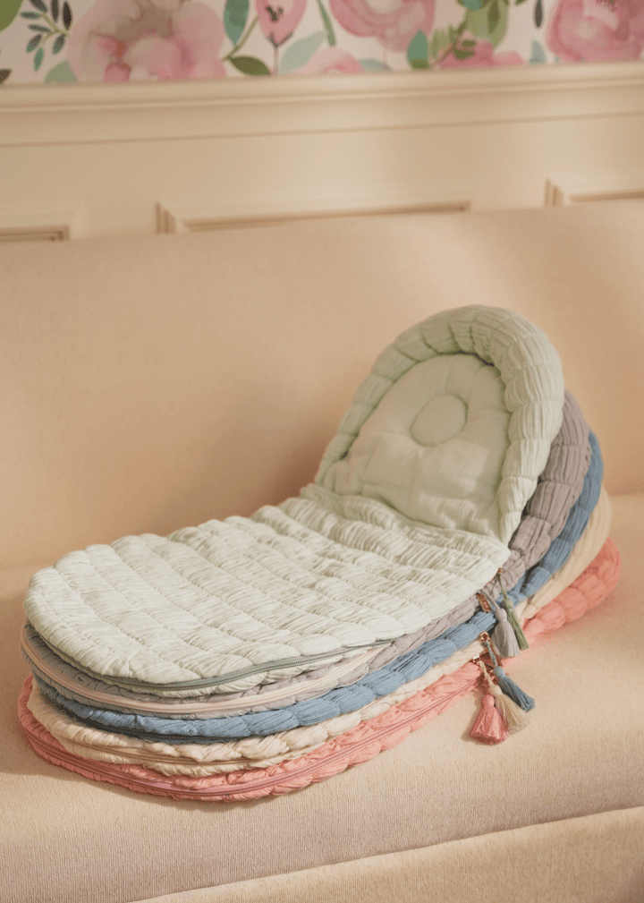 The Crescent Sleeping Bag Blue - Baby Jalebi