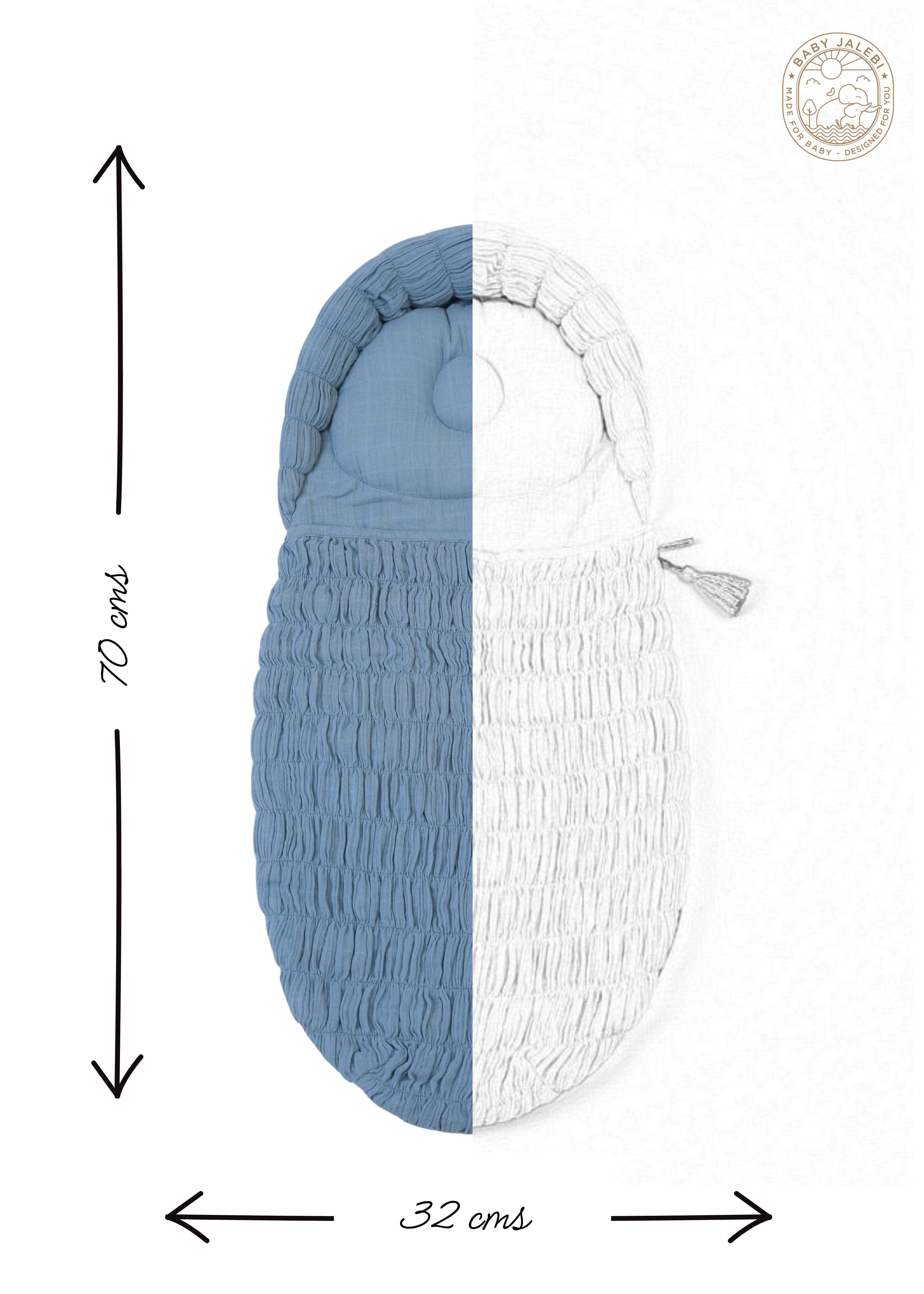 Baby Jalebi Crescent Sleeping Bag The Crescent Sleeping Bag Blue