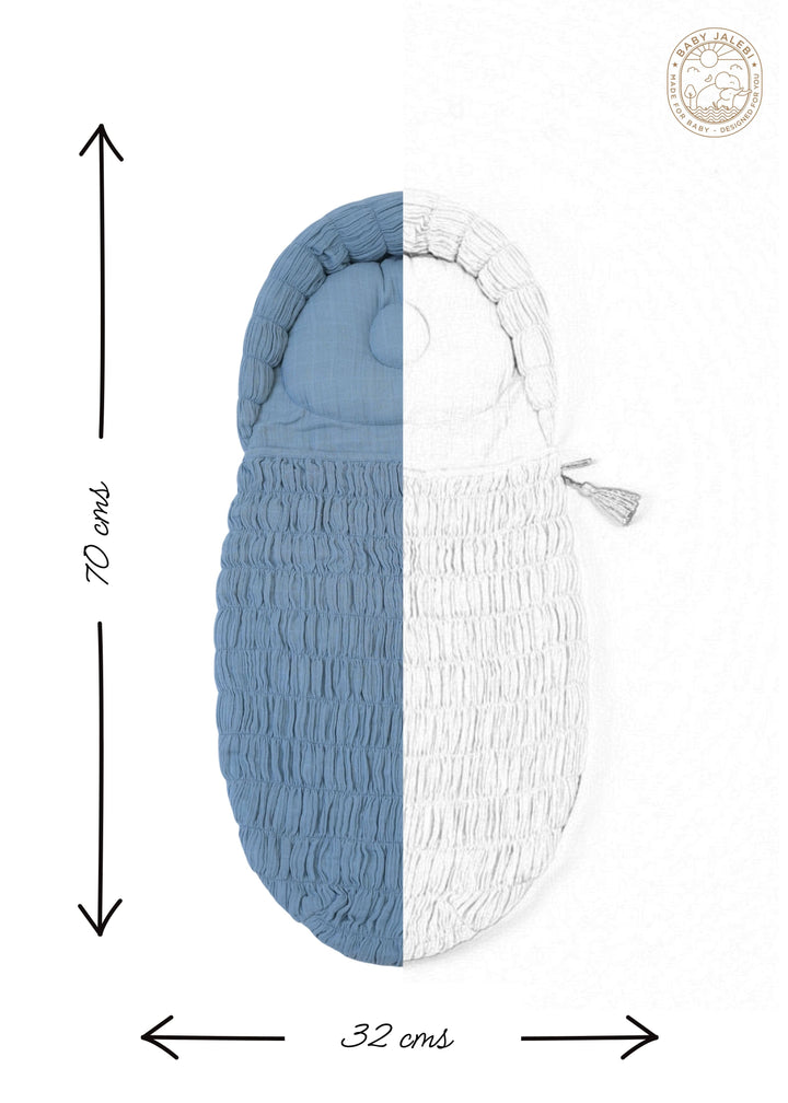 Baby Jalebi Crescent Sleeping Bag The Crescent Sleeping Bag Blue