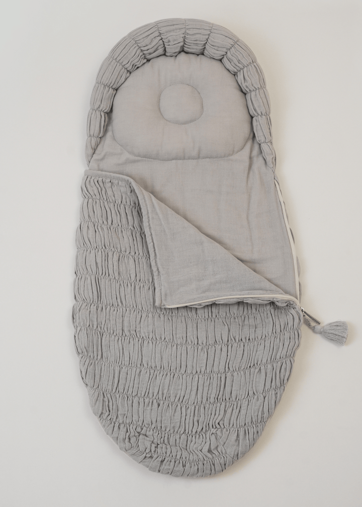 Baby Jalebi Crescent Sleeping Bag The Crescent Sleeping Bag Blue Grey