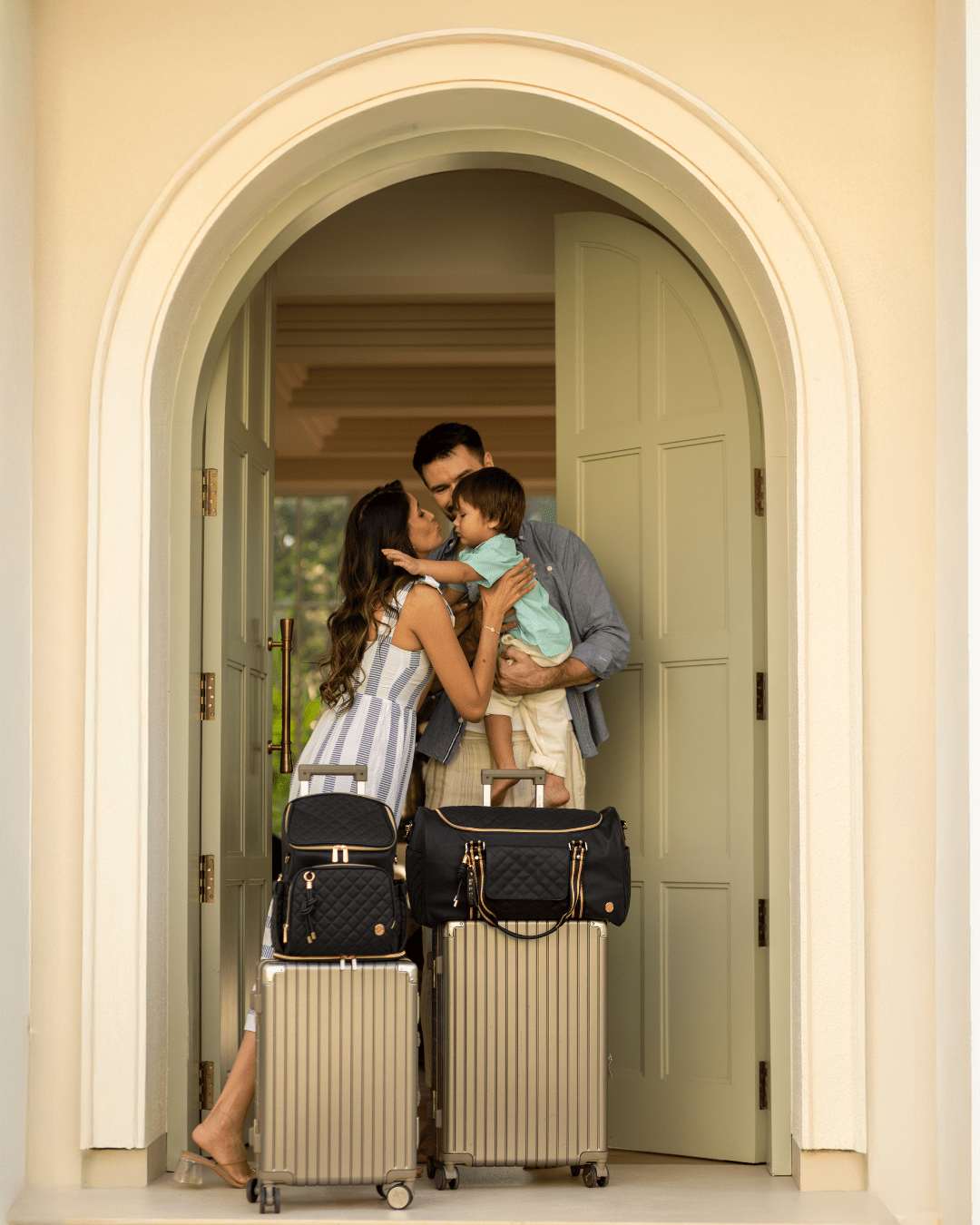 Baby Jalebi Diaper Bag Combo The Voyager Duo  <br> Super Trooper & Mama Mia - Black