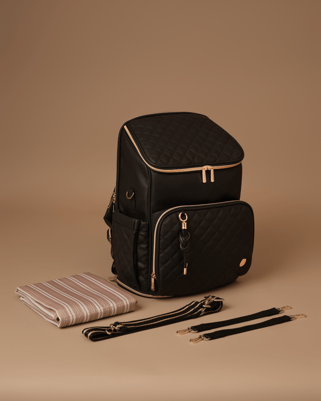 Baby Jalebi Diaper Bag Combo The Voyager Duo  <br> Super Trooper & Mama Mia - Black