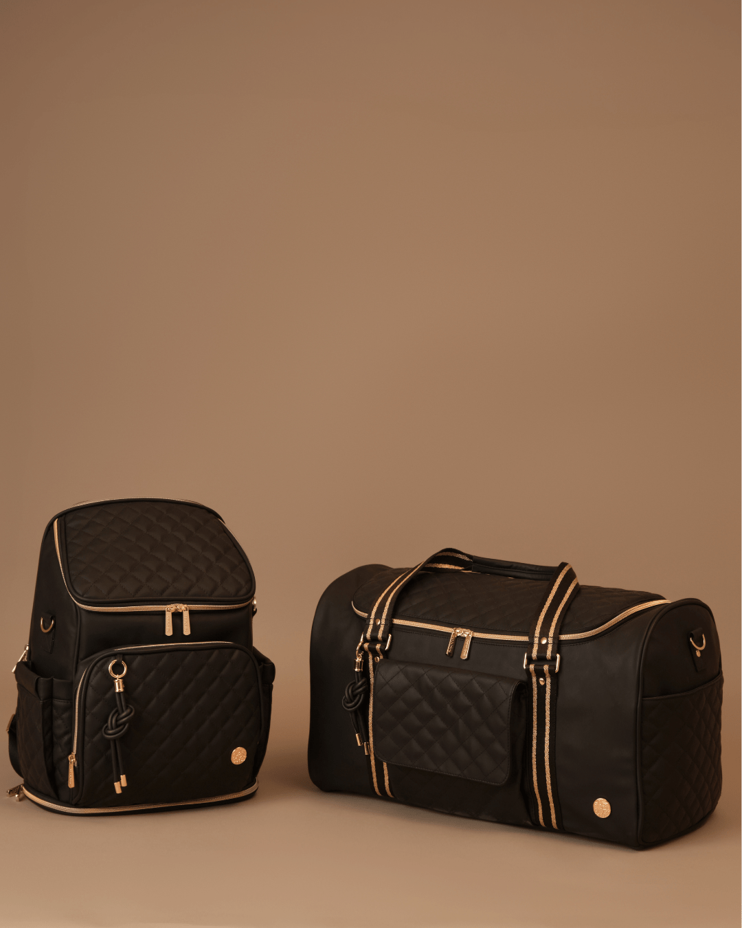 Baby Jalebi Diaper Bag Combo The Voyager Duo  <br> Super Trooper & Mama Mia - Black