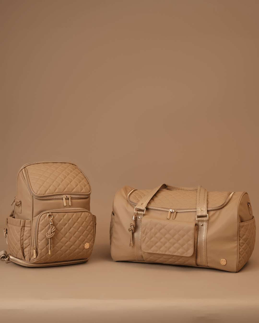 Baby Jalebi Diaper Bag Combo The Voyager Duo  <br> Super Trooper & Mama Mia - Caramel