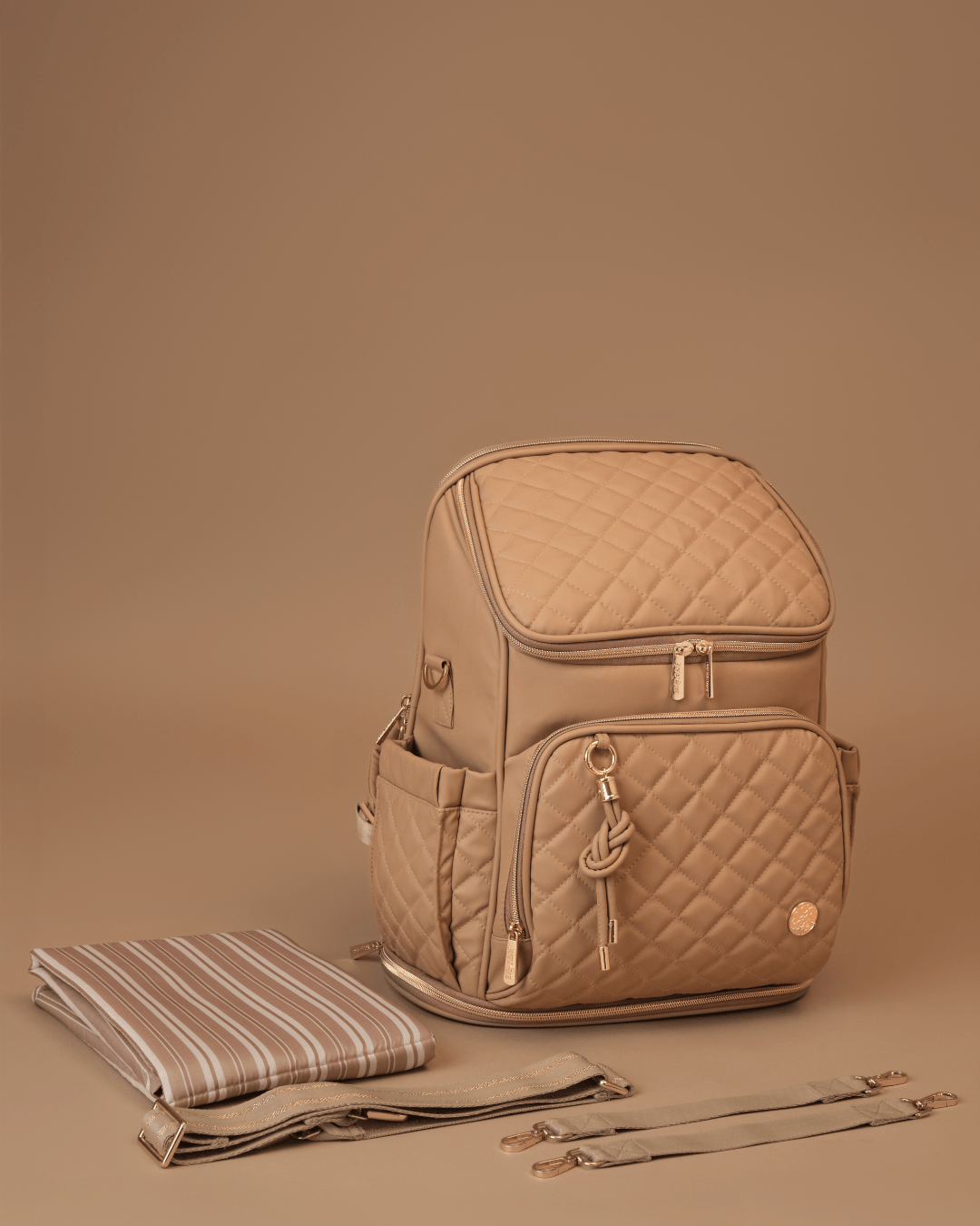 Baby Jalebi Diaper Bag Combo The Voyager Duo  <br> Super Trooper & Mama Mia - Caramel