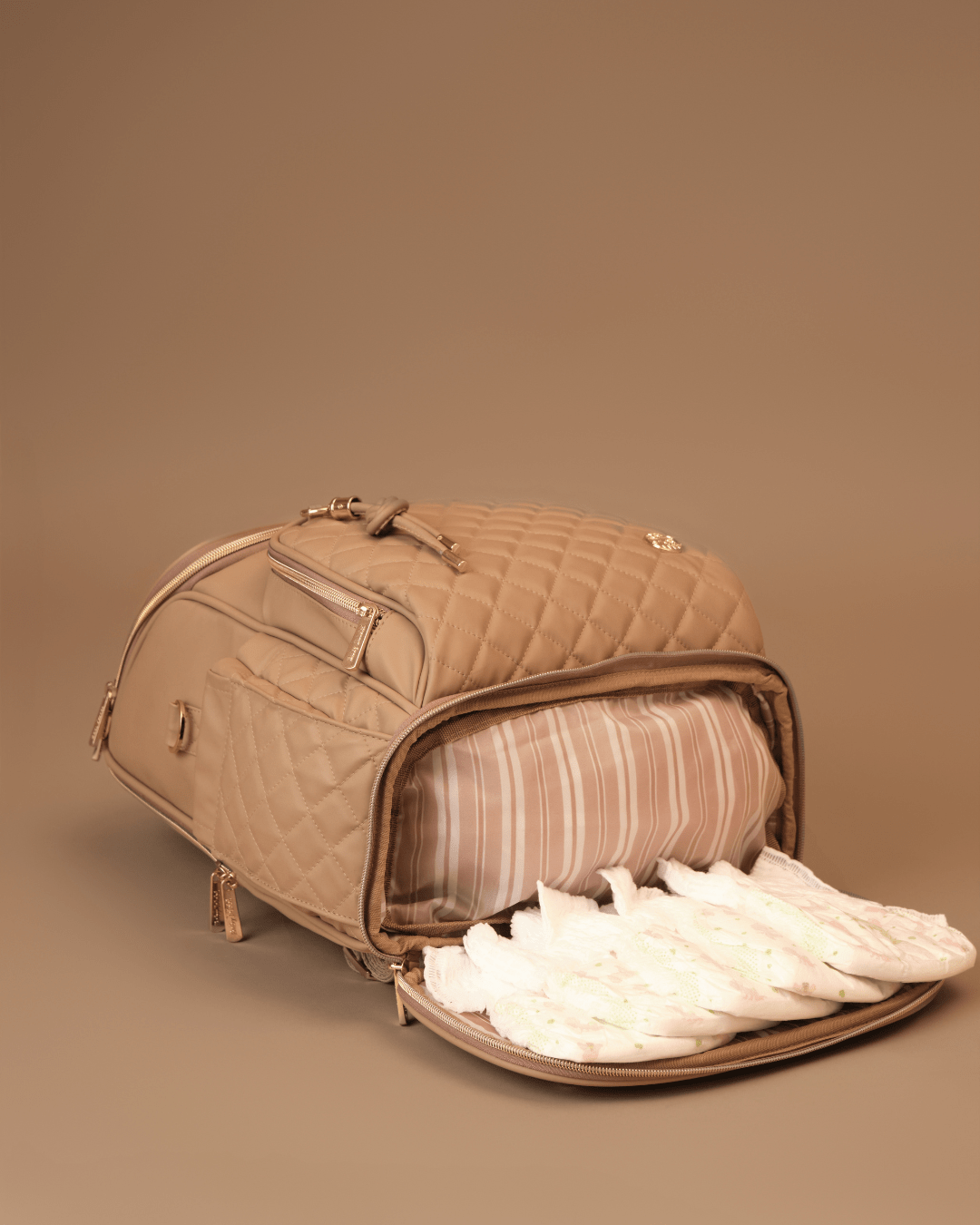 Baby Jalebi Diaper Bag Combo The Voyager Duo  <br> Super Trooper & Mama Mia - Caramel