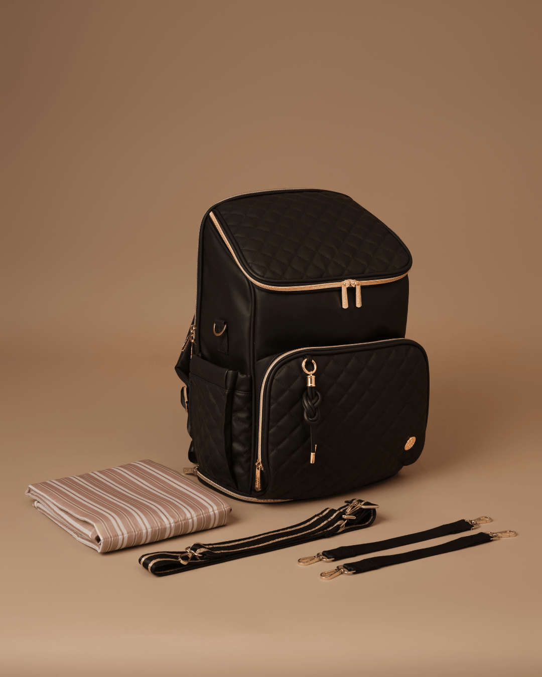 Baby Jalebi Diaper Bags The City Trooper - Black