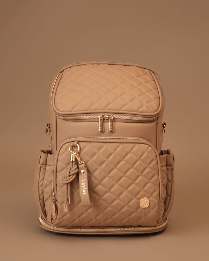 Baby Jalebi Diaper Bags The City Trooper - Caramel