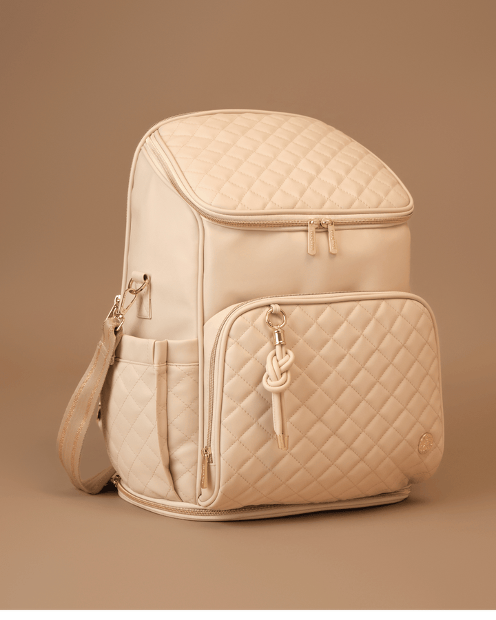 Baby Jalebi Diaper Bags The City Trooper - Ecru
