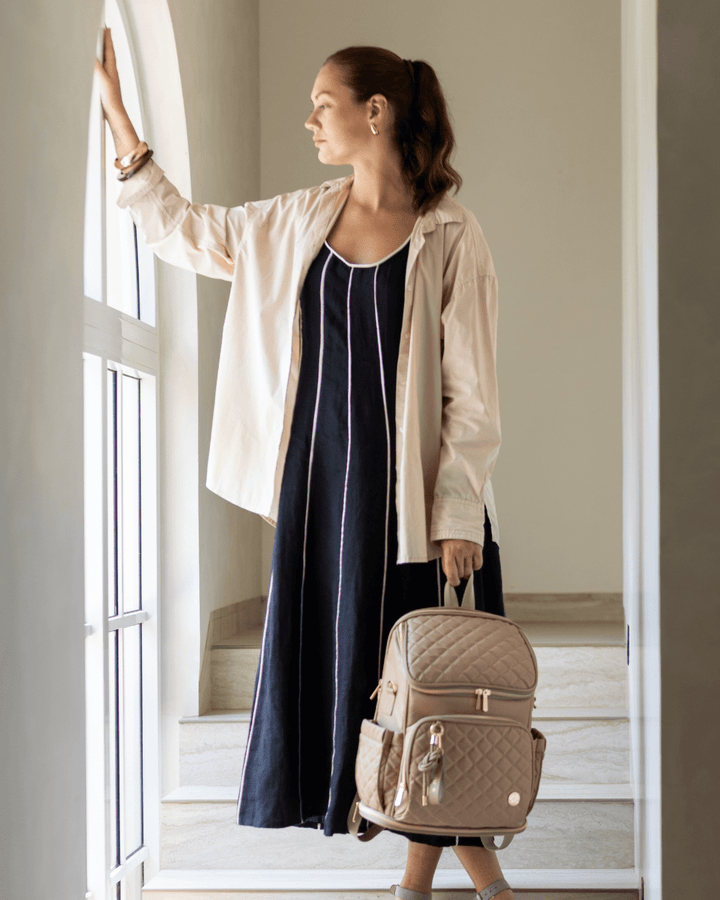 Baby Jalebi Diaper Bags The City Trooper -  Mocha