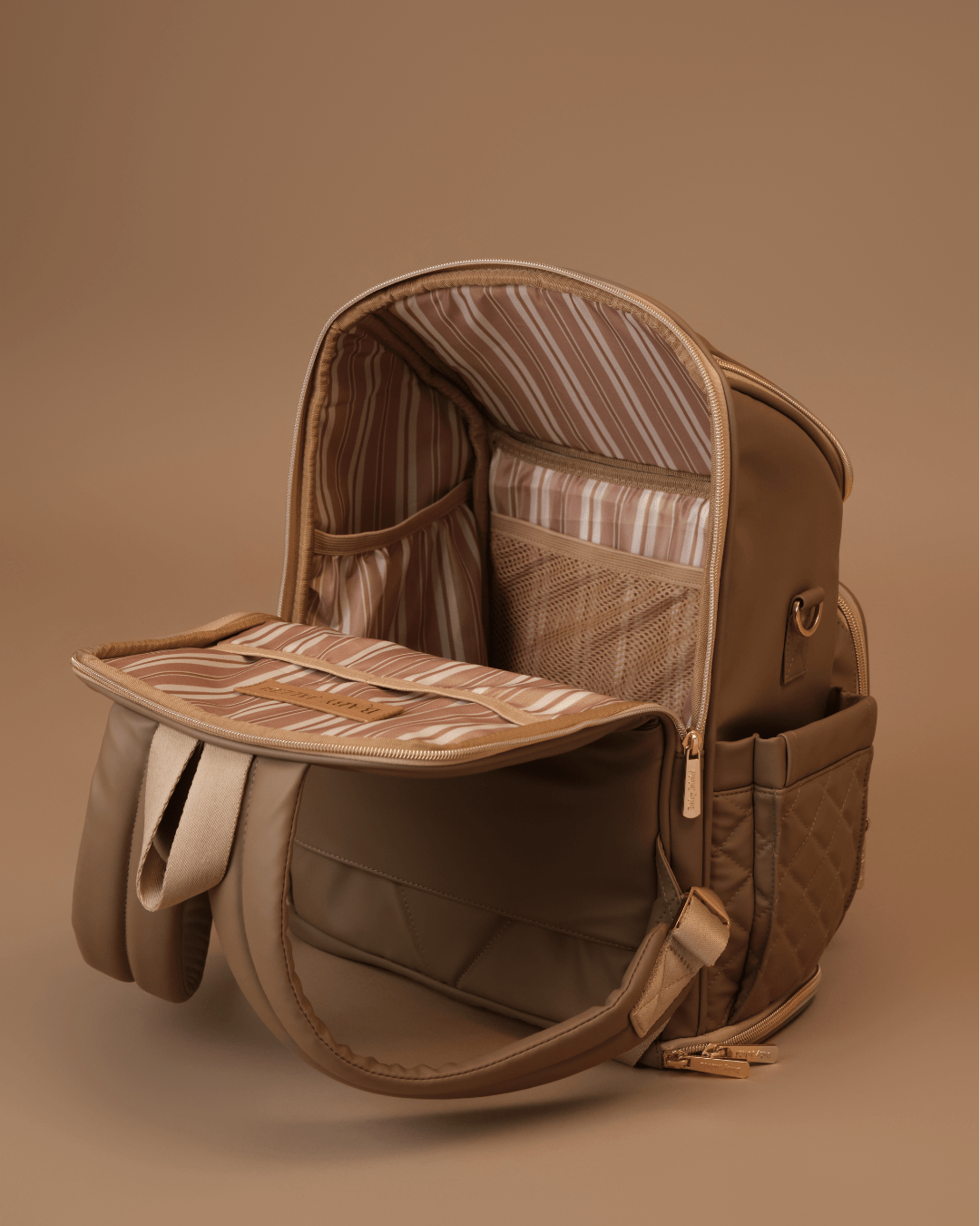 Baby Jalebi Diaper Bags The City Trooper -  Mocha