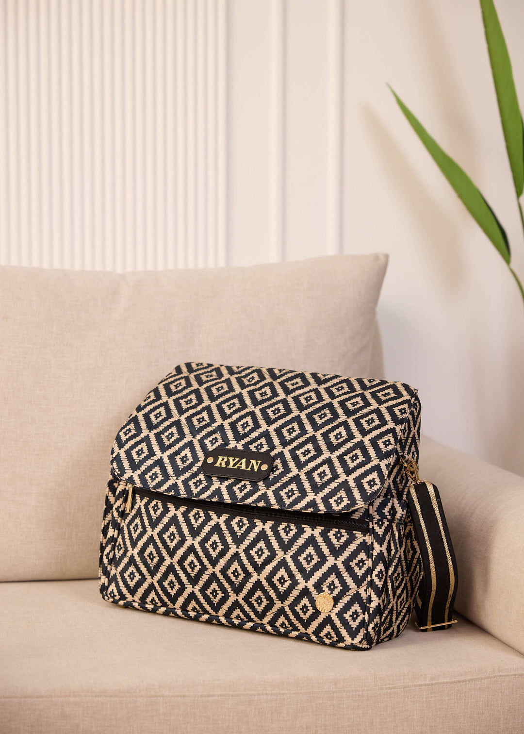 Baby Jalebi Diaper Bags The Dune Diaper Bag - Ikat