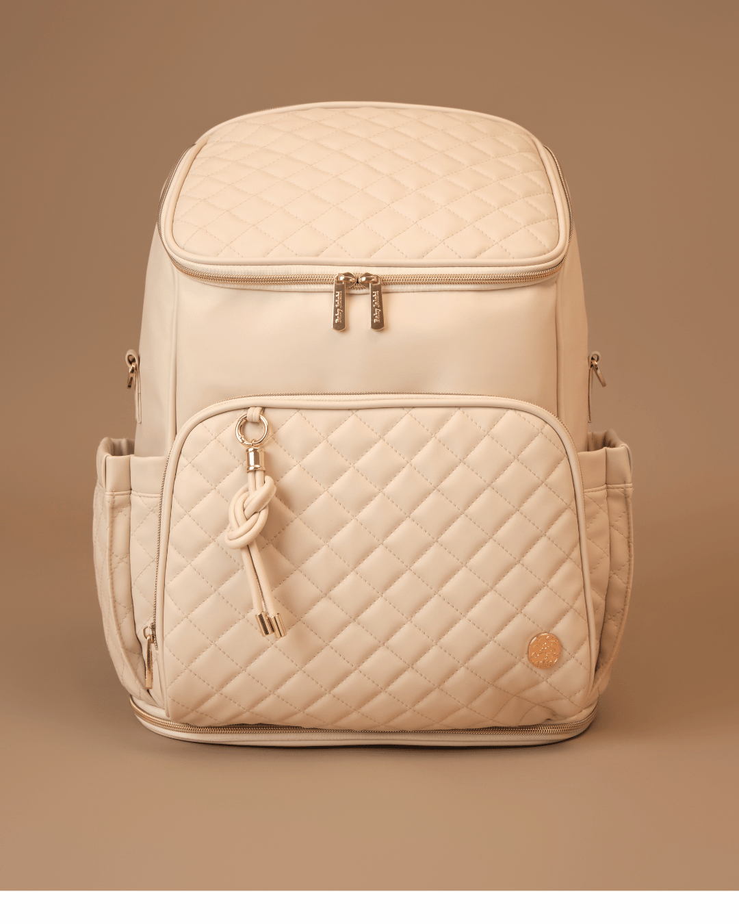 Baby Jalebi Diaper Bags The Super Trooper Luxe Diaper Bag - Ecru