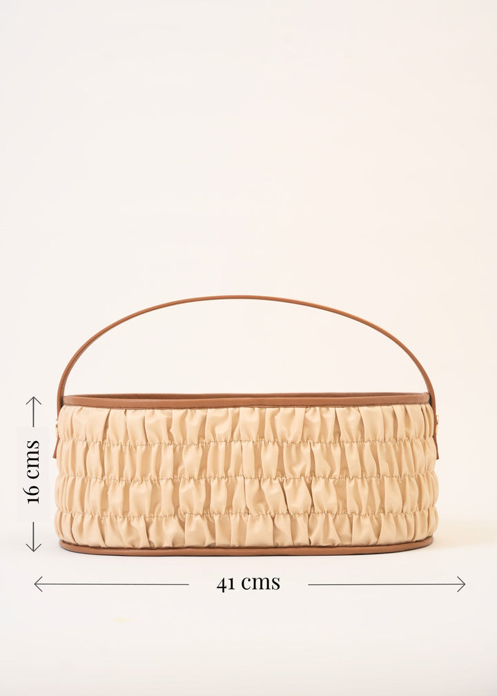 Baby Jalebi Diaper Caddy The Dune Diaper Caddy - Ecru