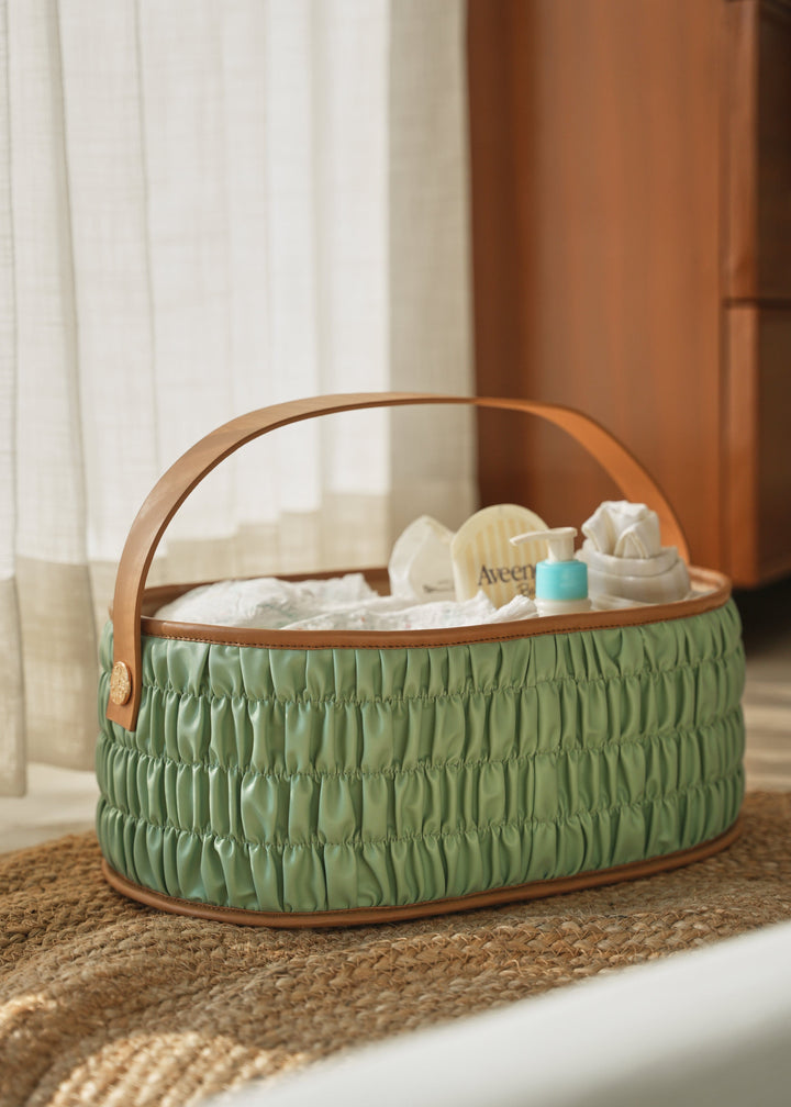 Baby Jalebi Diaper Caddy The Dune Diaper Caddy - Mint