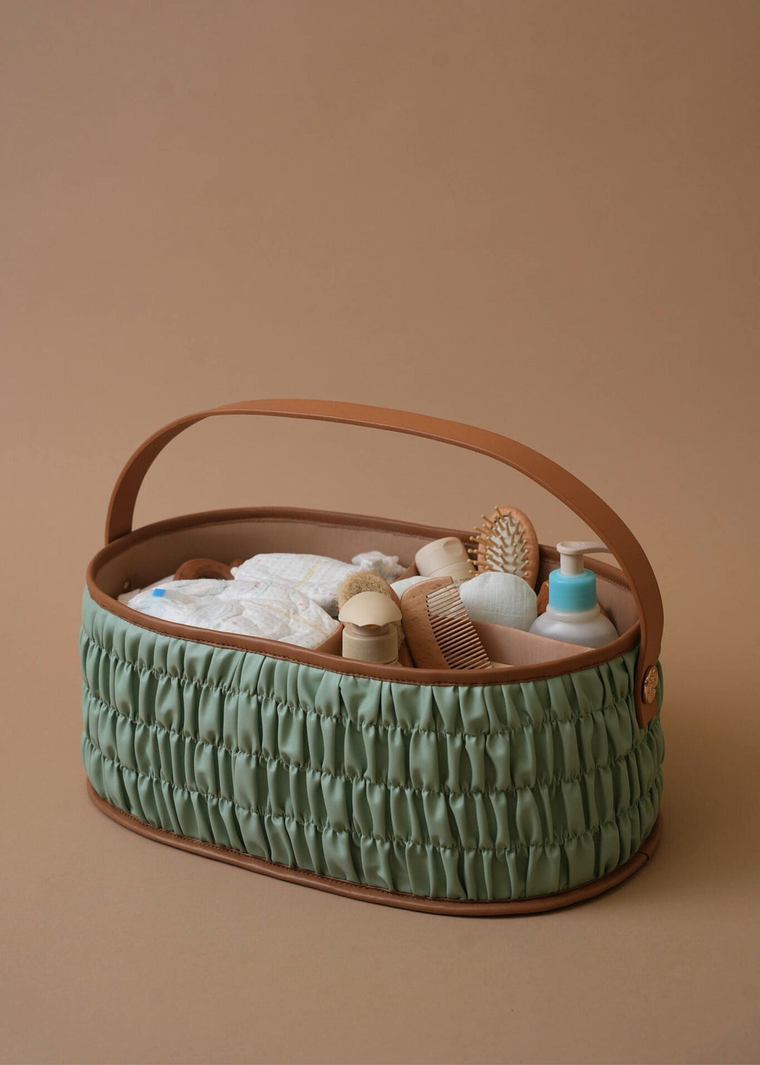 Baby Jalebi Diaper Caddy The Dune Diaper Caddy - Mint